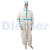 Disposable Coverall For Biological Protection Cat Iii